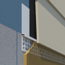 Mid Wall Lap Siding Transition Weep Screed