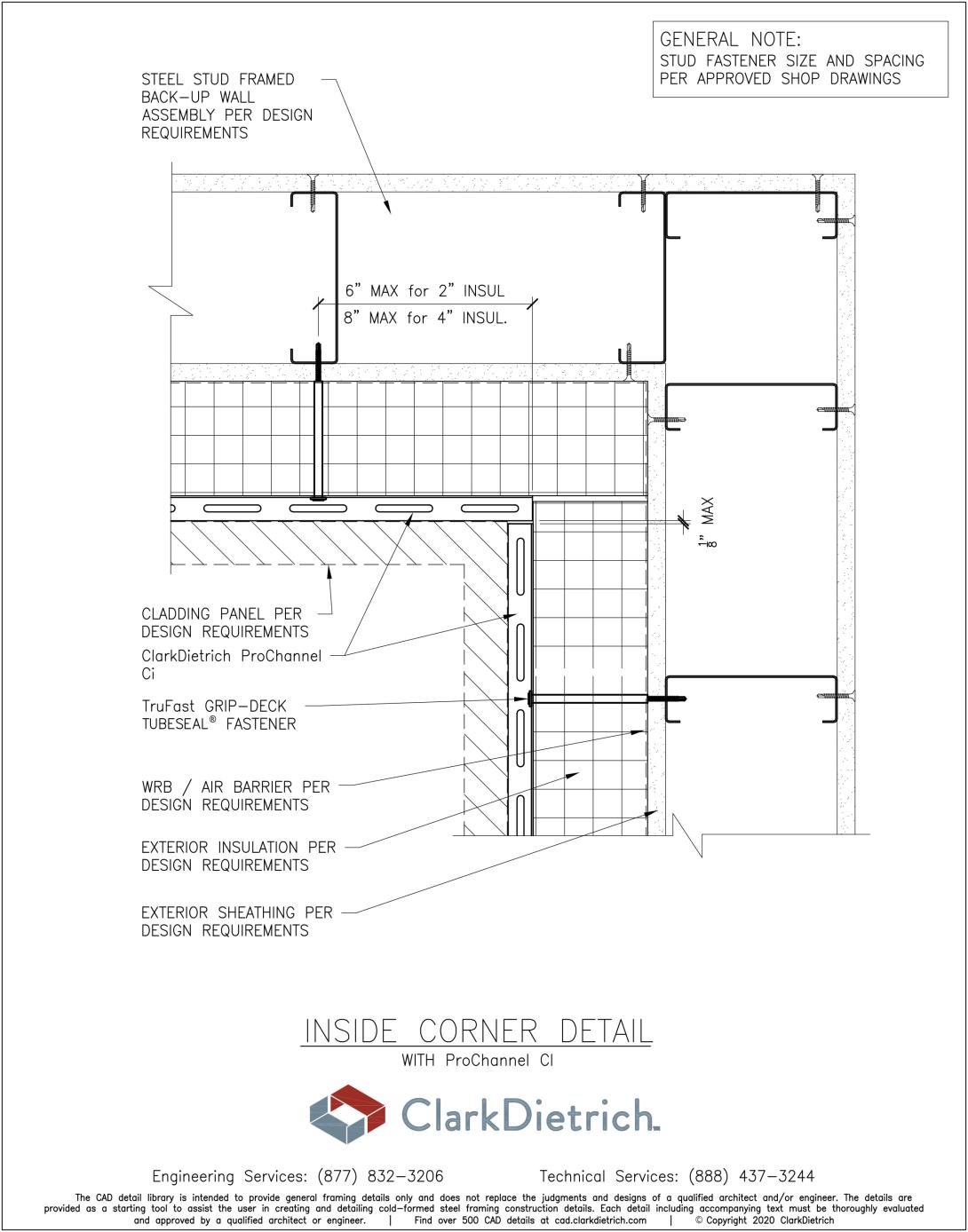 ProChannel Ci Inside Corner Detail